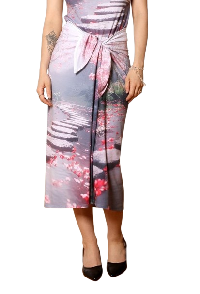Cherry Blossoms-Sarong Skirt